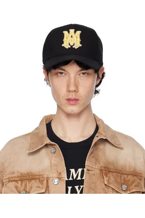 AMIRI Casquette noire en canevas à monogramme