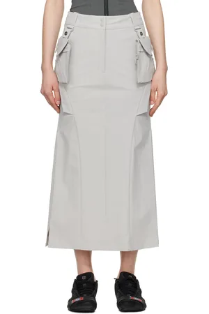 Hyein Seo Ensemble de jupe cargo midi et haut gris