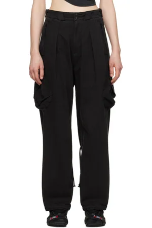 Hyein Seo Pantalon cargo teint noir