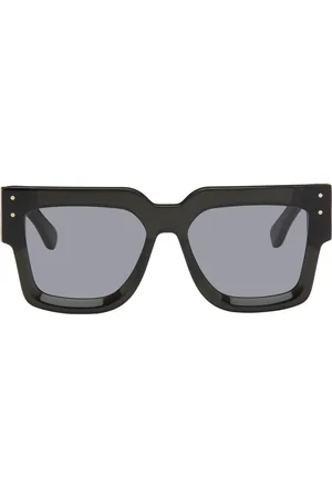AMIRI Lunettes de soleil surdimensionnées noires à monogrammes