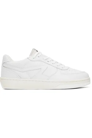 RAG&BONE Baskets de court rétro blanches en cuir