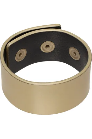 Rick Owens Bracelet manchette Anthem doré - Hollywood