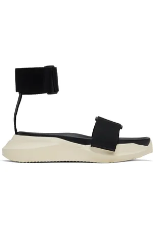 Rick Owens Sandales Spartan Geth noires à bride de cheville - Hollywood