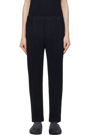 Issey Miyake Pantalon bleu marine - BASICS
