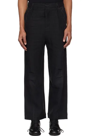 Professor.E Pantalon léger noir