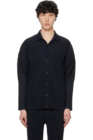 Issey Miyake Cardigan bleu marine - BASICS