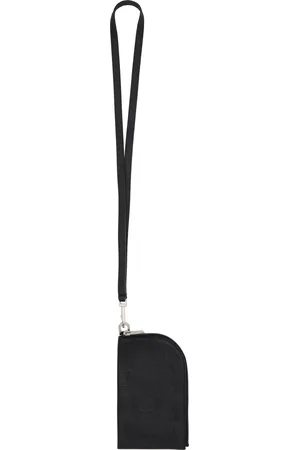 Rick Owens Portefeuille Blister noir en cuir d