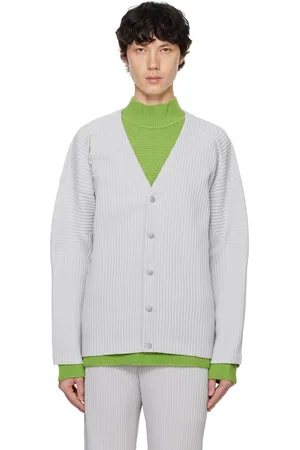 Issey Miyake Cardigan gris - BASICS