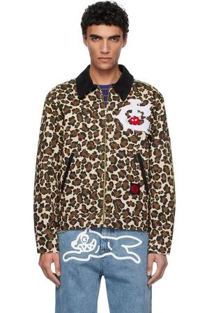 ICECREAM Blouson de travail beige et brun