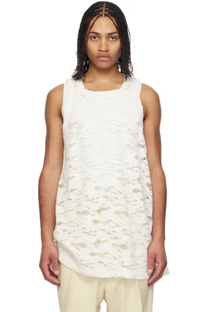 Comme des Garçons Débardeur blanc en dentelle Rachel