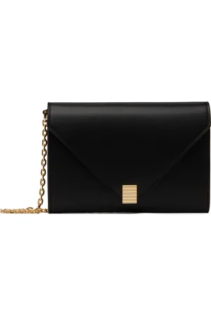 Lanvin Sac portefeuille noir à fermoir Arpège - Concerto