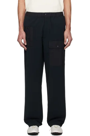 NANAMÍCA Pantalon cargo ample noir