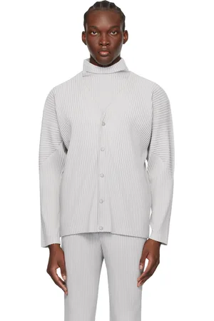 Issey Miyake Cardigan gris - BASICS
