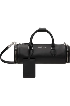 Fancì Club Sac à main cylindrique noir