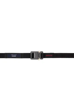Comme des Garçons Ceinture à ruban noire en nylon