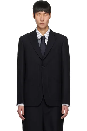 Comme des Garçons Veston bleu marine en cariset de laine
