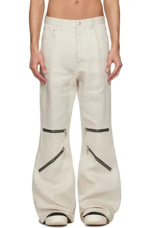 Rick Owens Pantalon cargo Bolan blanc cassé - Hollywood