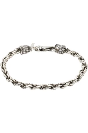EMANUELE BICOCCHI Mini bracelet-chainette cordelette argenté
