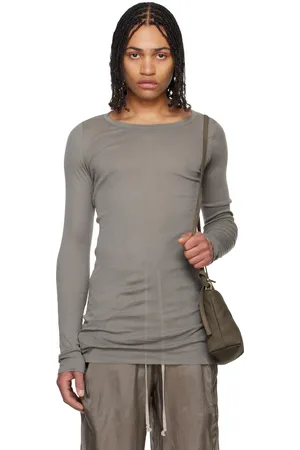 Rick Owens T-shirt à manches longues gris - Hollywood