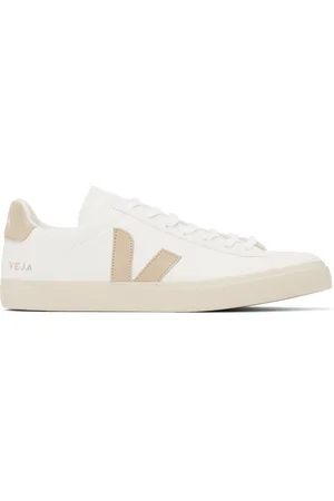 Veja Baskets Campo blanc et beige en cuir