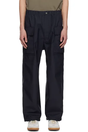 NANAMÍCA Pantalon cargo bleu marine en Pertex® Shield à trois épaisseurs