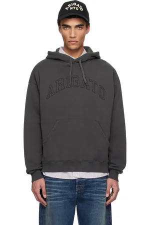 Axel Arigato Pull à capuche gris à logo Motto
