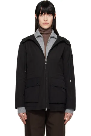 Moncler Blouson Leandro noir à capuche