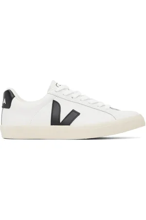 Veja Baskets Esplar blanc et noir en cuir
