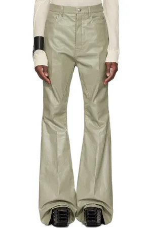 Rick Owens Jean semi-évasé Bolan vert - Hollywood