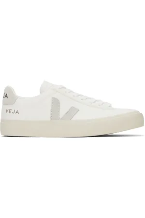 Veja Baskets Campo blanc et gris en cuir