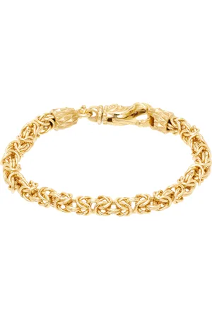 EMANUELE BICOCCHI Bracelet-chainette byzantine doré en argent sterling plaqué or