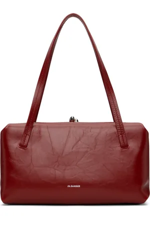 Jil Sander Petit sac rembourré rouge - Goji