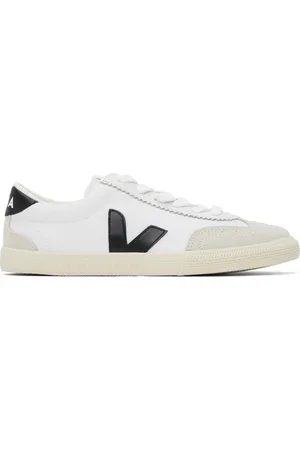 Veja Baskets Volley blanc et noir en canevas