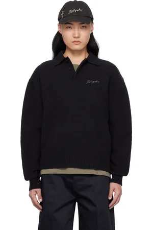 Axel Arigato Pull de style polo noir à logo gribouillé
