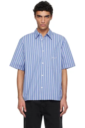 Axel Arigato Chemise Daily bleu et blanc