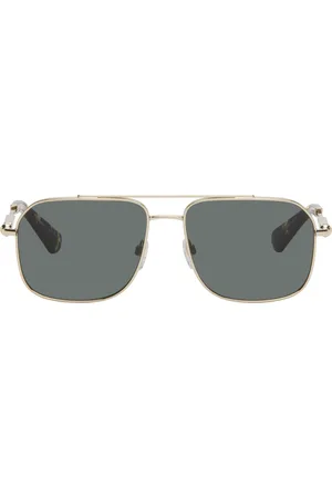 Burberry Lunettes de soleil aviateur dorées