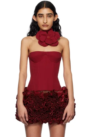 Fancì Club Corset Paradise rouge à bonnets à armature