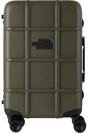 The North Face Valise toutes-saison verte à quatre roues, 56 cm