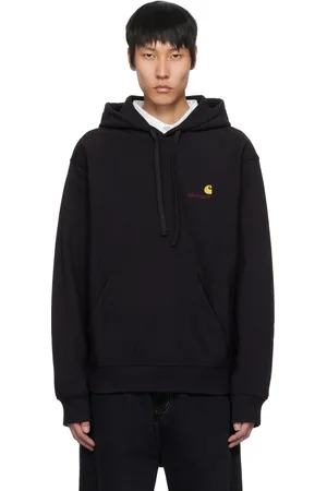 Carhartt Pull à capuche noir à logo American Script