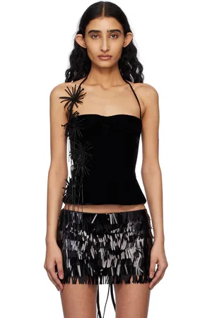 Fancì Club Corset Dahlia noir en velours