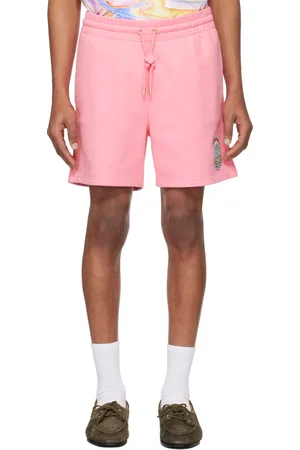 Casablanca Short de survêtement rose à image à logo Casa Way Skate