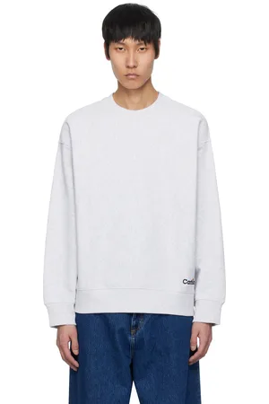 Carhartt Pull molletonné gris à logo Script