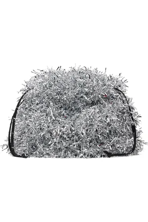 DOUBLET Sac de style pompon de cheerleading argenté