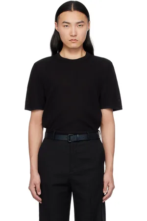 RAG&BONE T-shirt Harvey noir à col ras du cou