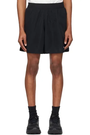 Jil Sander Short noir à logo contrecollé