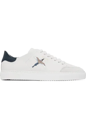 Axel Arigato Baskets Clean 90 blanc et bleu marine à image d