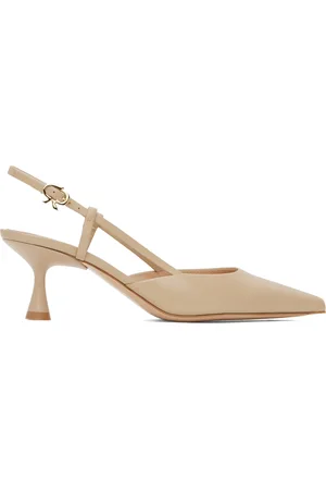 Gianvito Rossi Chaussures à talon Ascent 55 beiges