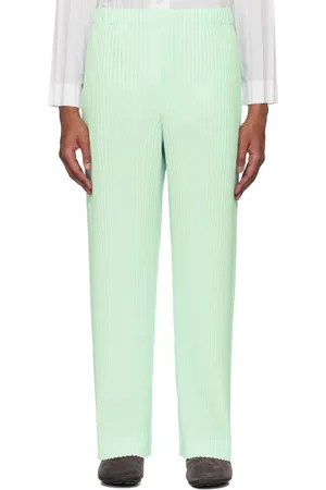 Issey Miyake Pantalon Monthly Color January vert
