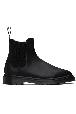 Dr. Martens Bottes chelsea Graeme noires en cuir Analine