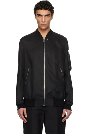 Rick Owens Blouson aviateur noir - Hollywood